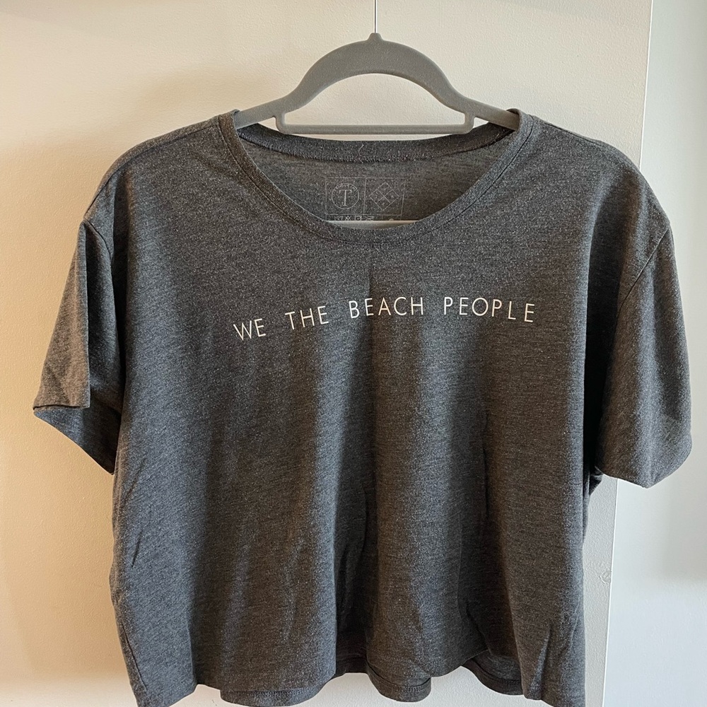 Cozy cropped tee